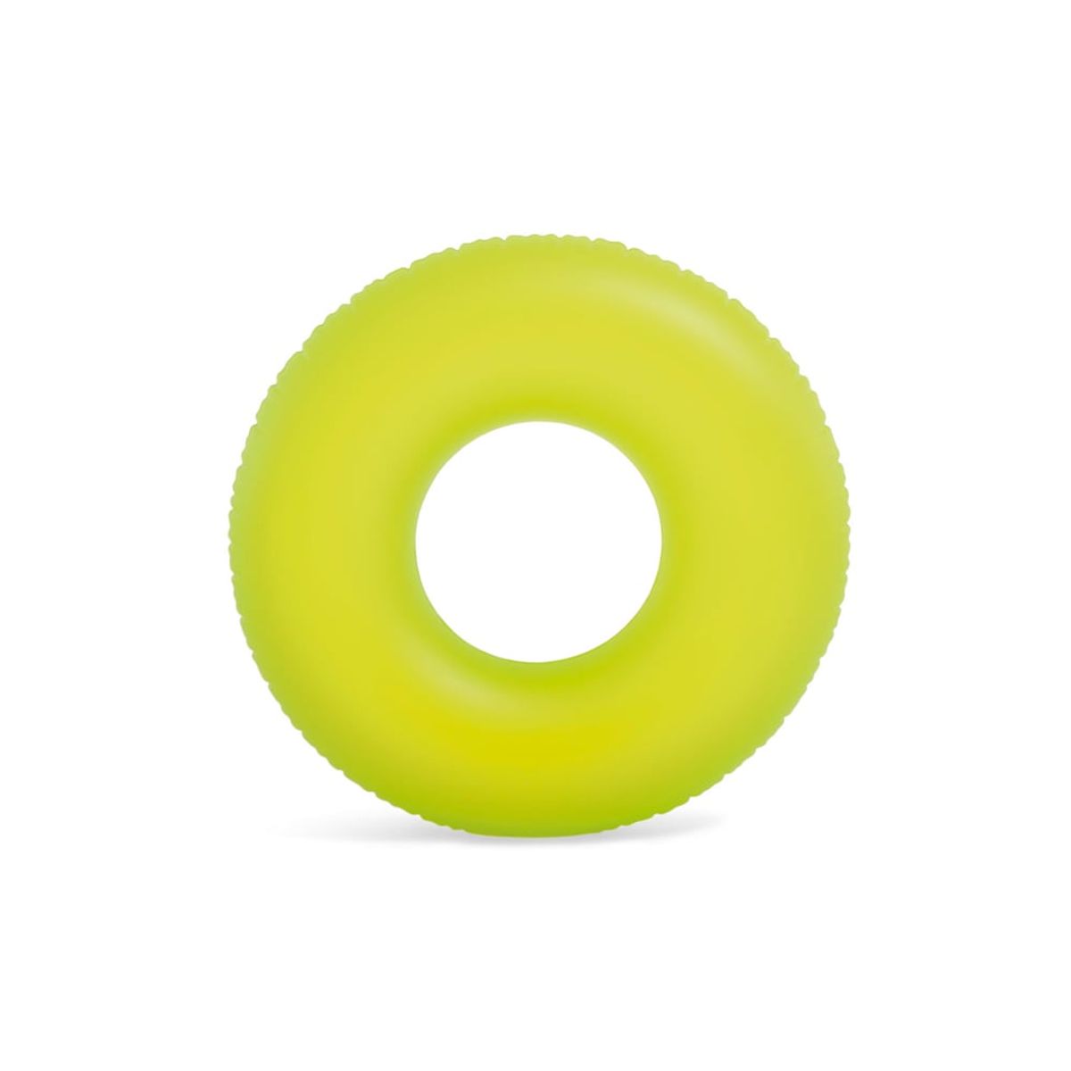 INTEX - Flotador Anillo Inflable INTEX Neón 91 cm Amarillo
