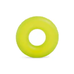 INTEX - Flotador Anillo Inflable Neón 91 cm Amarillo