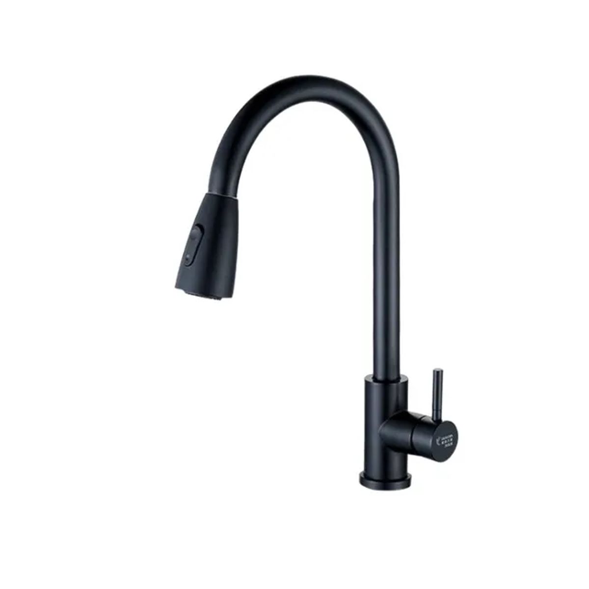 GENERICO - Llave De Lavaplatos Grifo Extraíble Extensible Flexible Negr
