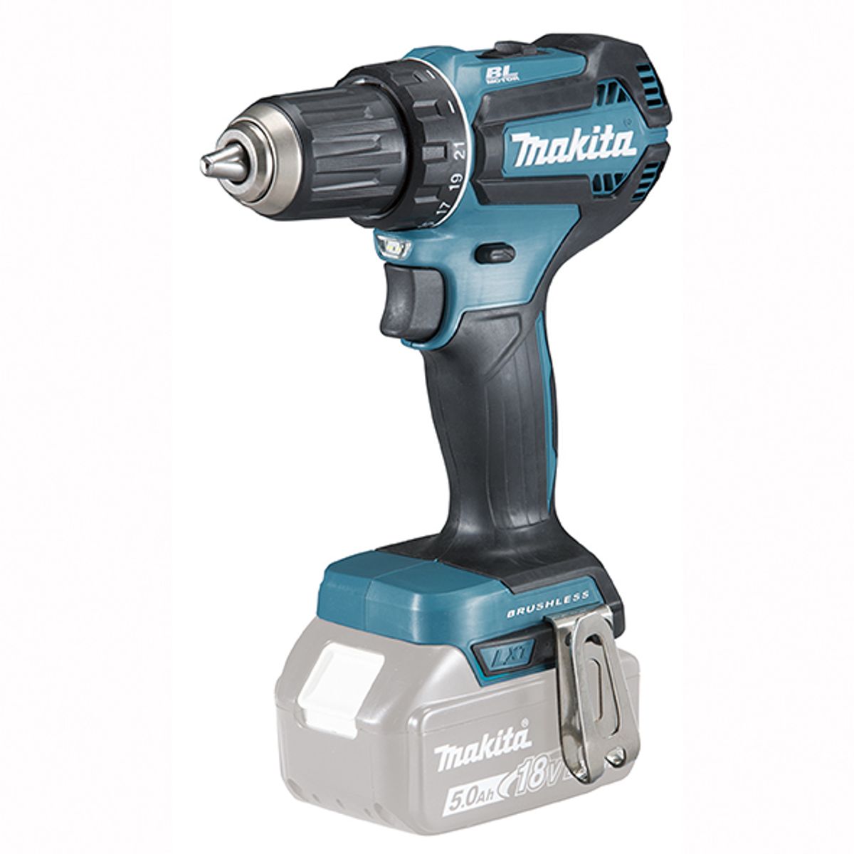 MAKITA - Taladro Atornillador 18v Brushless 50 Nm Makita DDF485 (6 Ah)