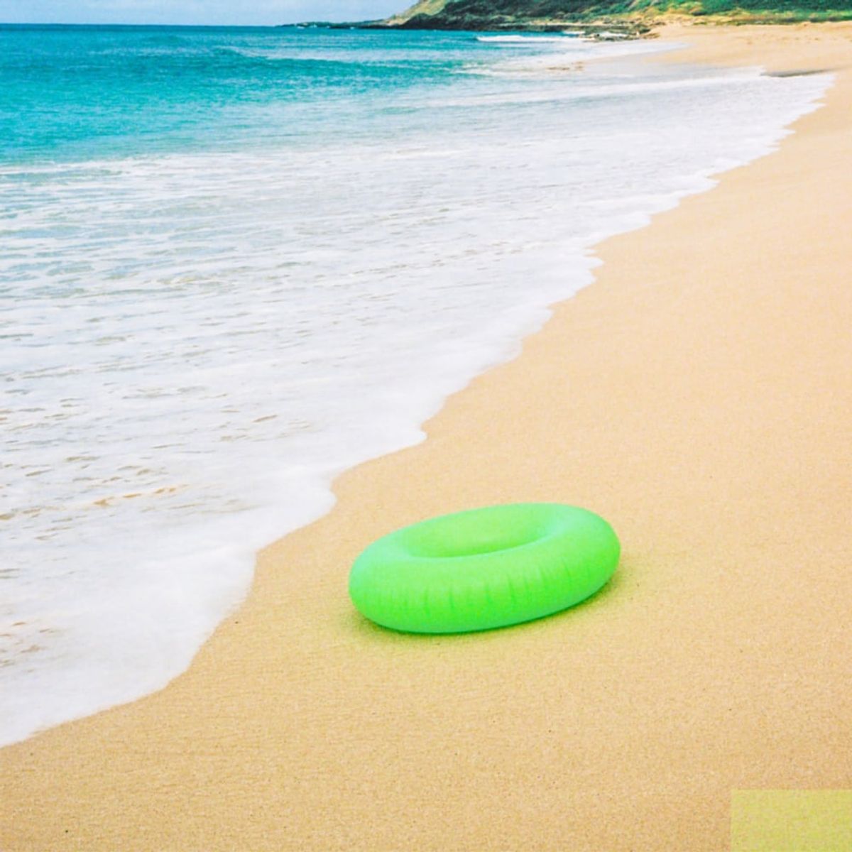 INTEX - Flotador Anillo Inflable INTEX Neón 91 cm Verde
