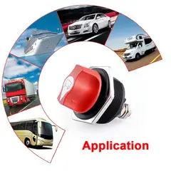 GENERICO - Interruptor 100 A de desconexión de batería para autos, barcos...