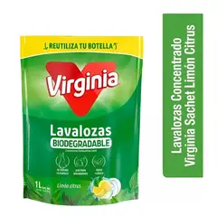 GENERICO - Lavaloza Virginia Limon Citrus 1 L Lavalozas Biodegradable