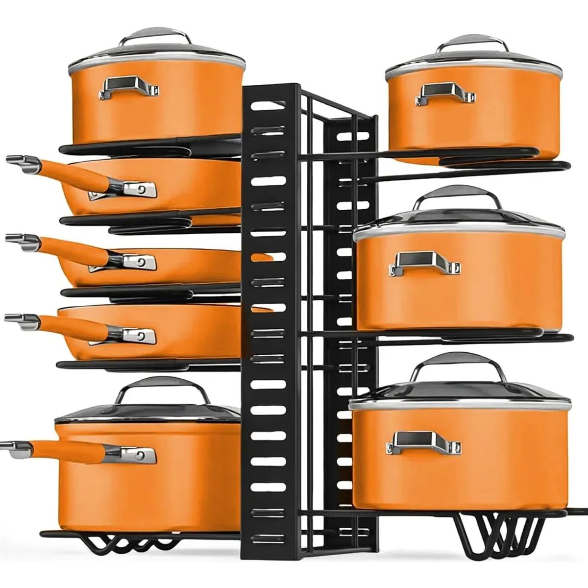 GENERICO - Organizador De Ollas Y Sartenes De Cocina De 8 Niveles