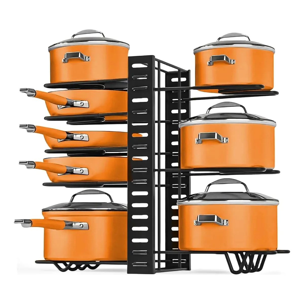 GENERICO - Organizador De Ollas Y Sartenes De Cocina De 8 Niveles