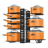 Organizador De Ollas Y Sartenes De Cocina De 8 Niveles