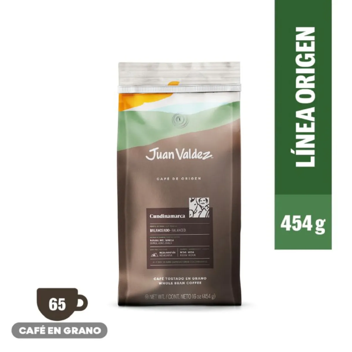 JUAN VALDEZ - Café Grano Cundinamarca 454g