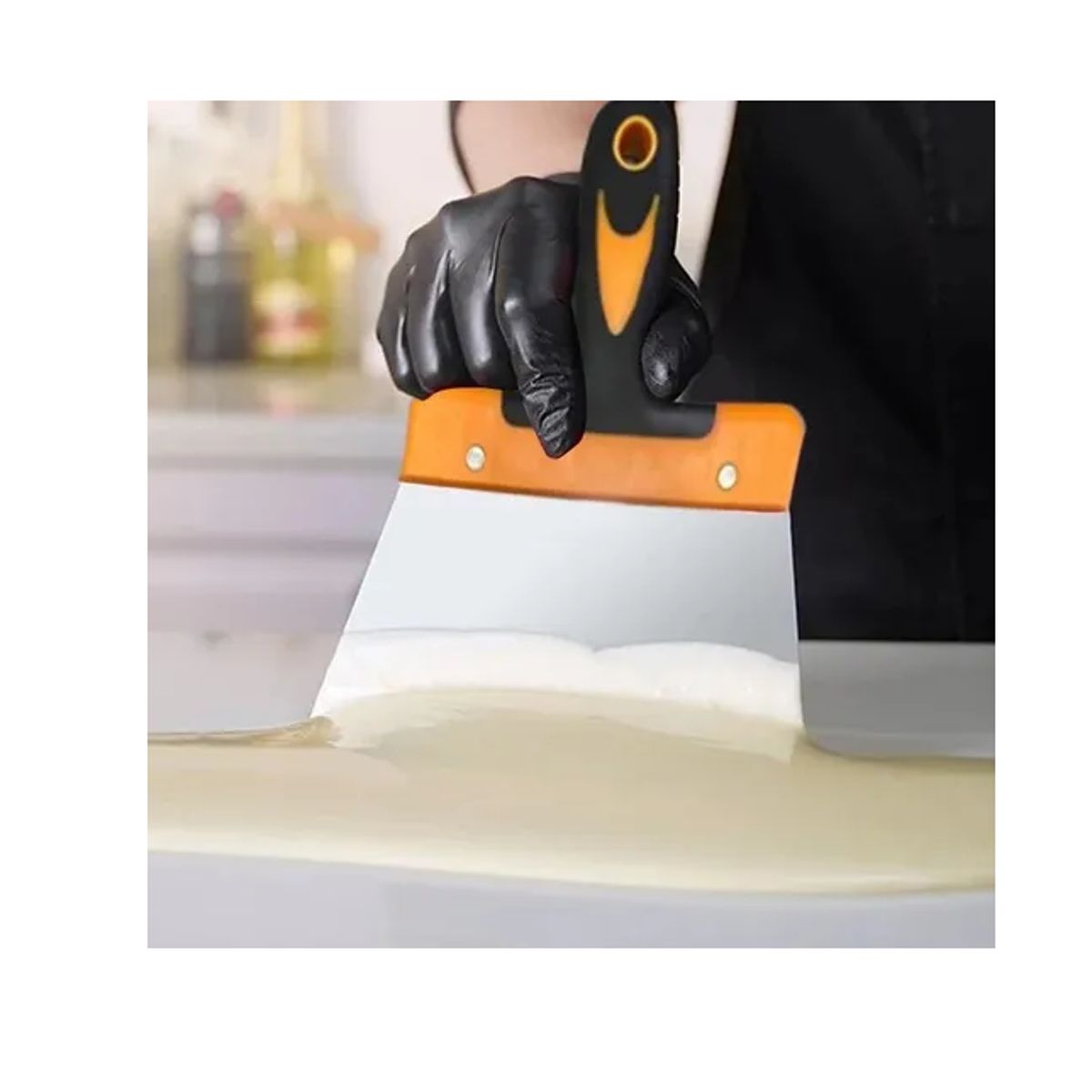 GENERICO - Espátula Recta 200mm Raspador Excelente Calidad