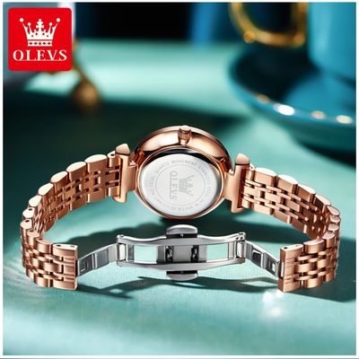 Imagen 2 del producto Reloj de Cuarzo para Mujer Esfera Verde Esmeralda Detalles de Cristal