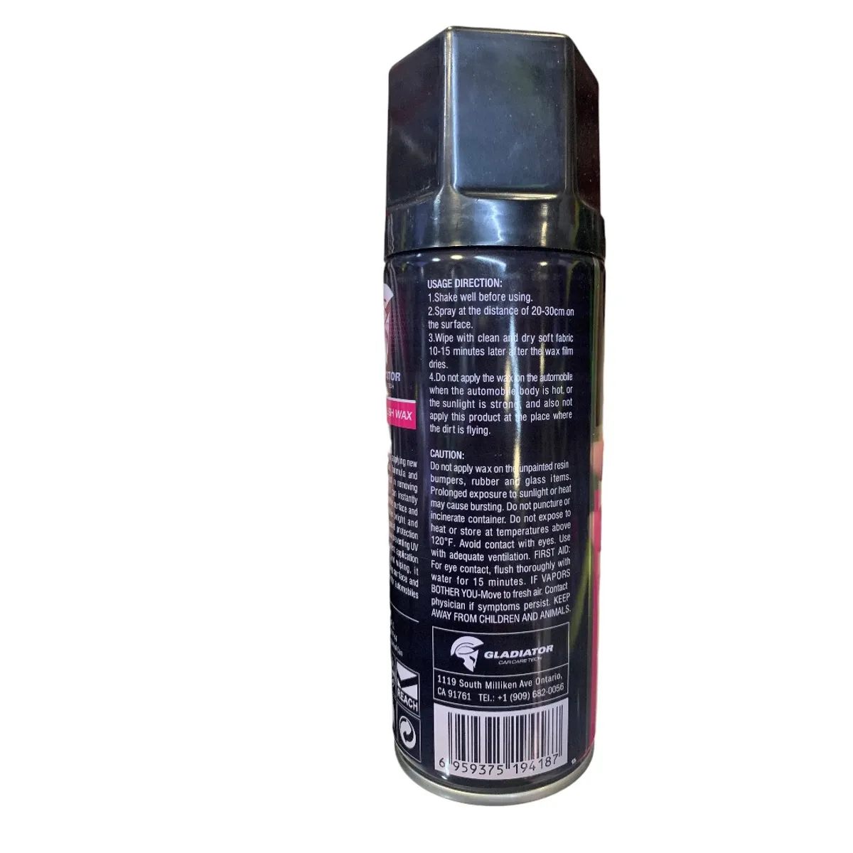 GLADIATOR - Cera Spray Auto Gt44 Gladiator 450 Ml Protege La Pintura Aut