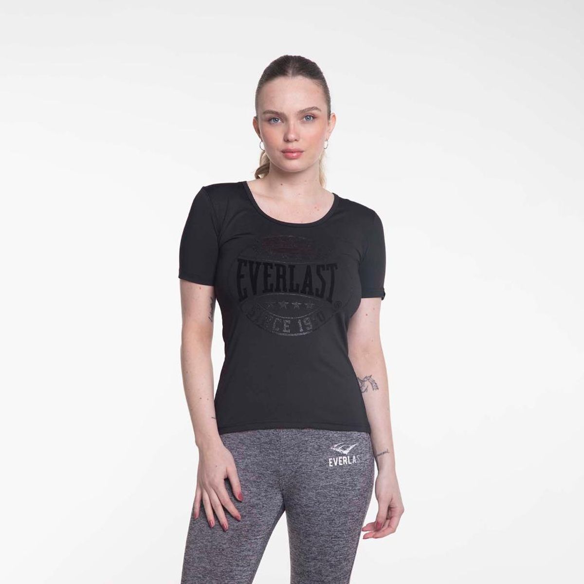 EVERLAST - Polera MC Basic Two Negro Everlast