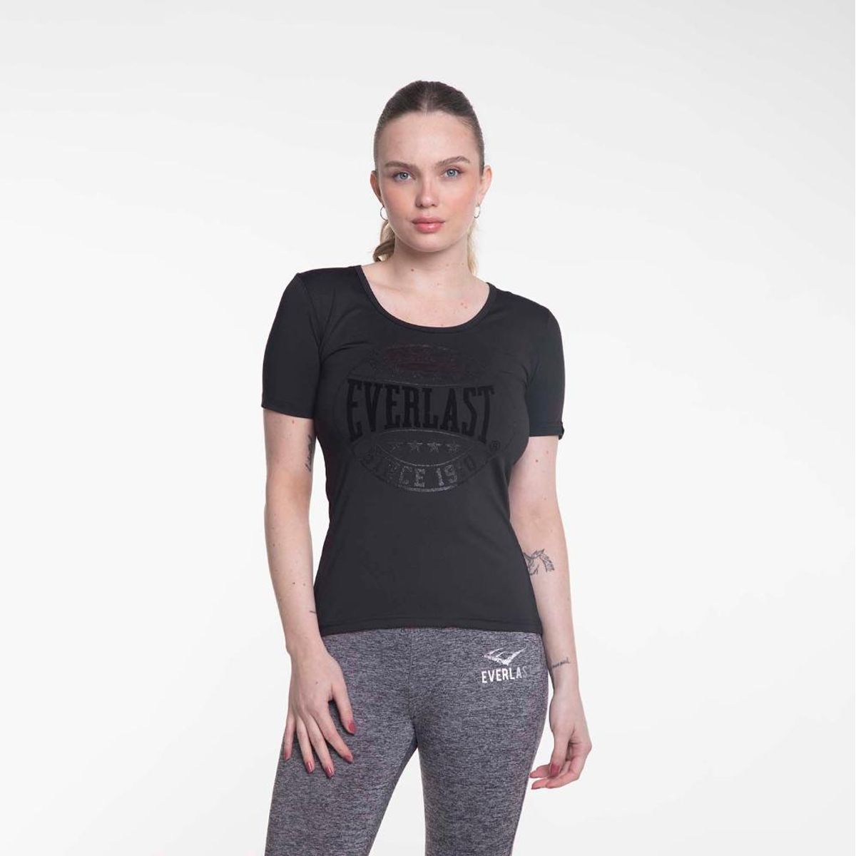 EVERLAST - Polera MC Basic Two Negro Everlast