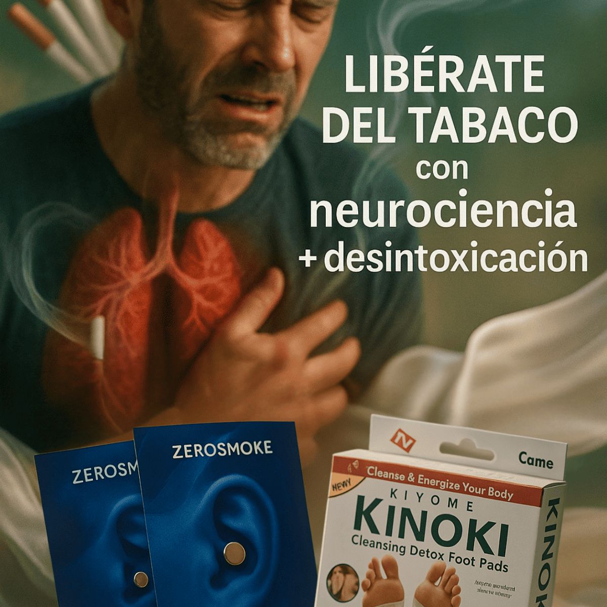 GENERICO - ZEROSMOKE IMAN ANTITABACO + REGALO DETOX