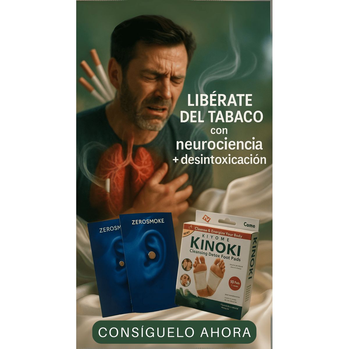 GENERICO - ZEROSMOKE IMAN ANTITABACO + REGALO DETOX