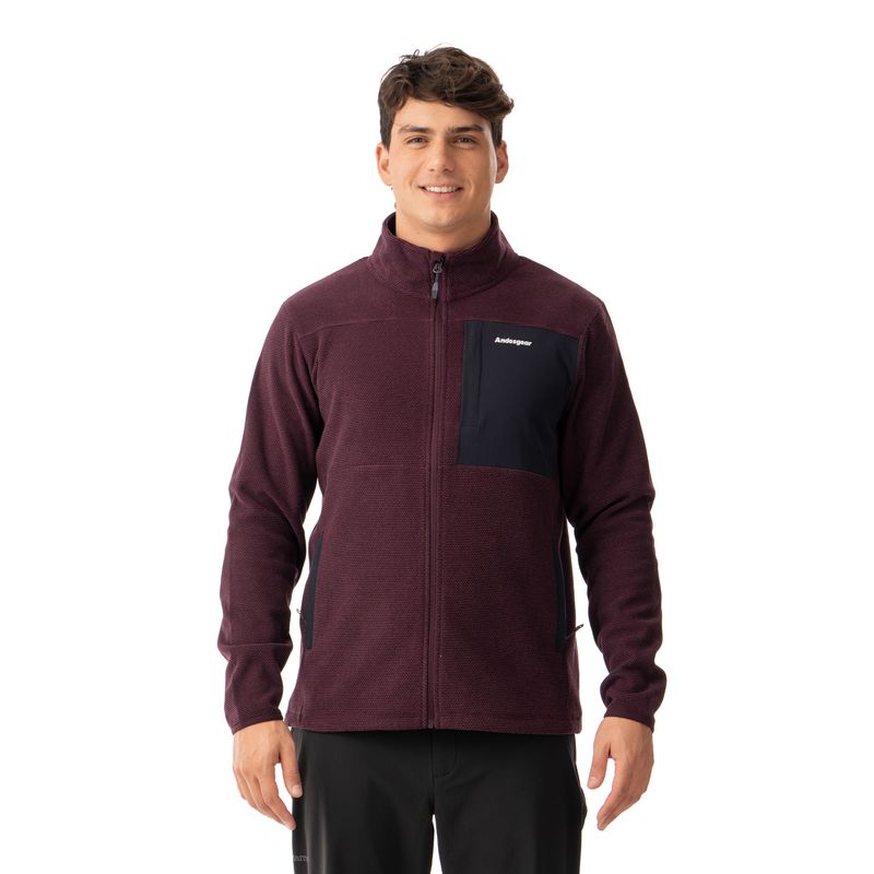 ANDESGEAR - Polar Hombre Ranco Morado Andesgear
