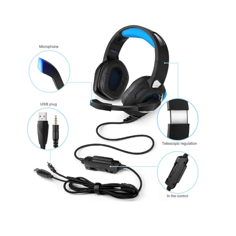 KOTION EACH - Audífono Gamer Kotion Each Modelo G6300 Pc Ps4 Xbox One