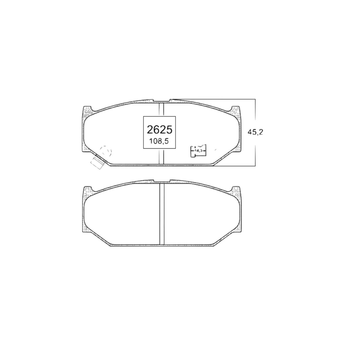 BESTE - Pastillas de freno delanteras semimetálicas Suzuki Swift