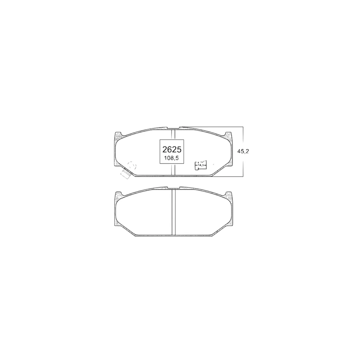 BESTE - Pastillas de freno delanteras semimetálicas Suzuki Swift