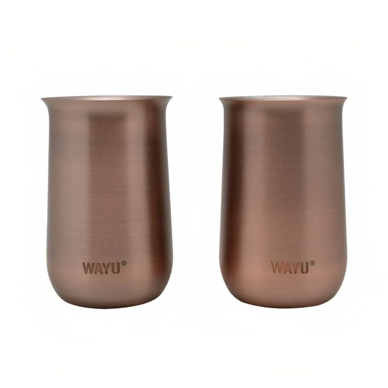 WAYU - SET 2 VASOS APERITIVO COPPER LINE WAYU