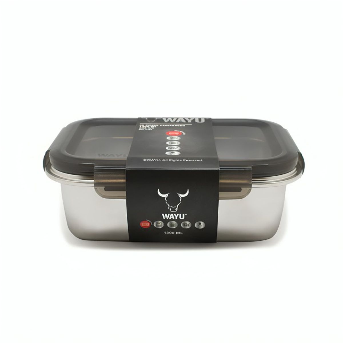 WAYU - HERMETICO ACERO MICROSAFE 1,3 LITROS WAYU