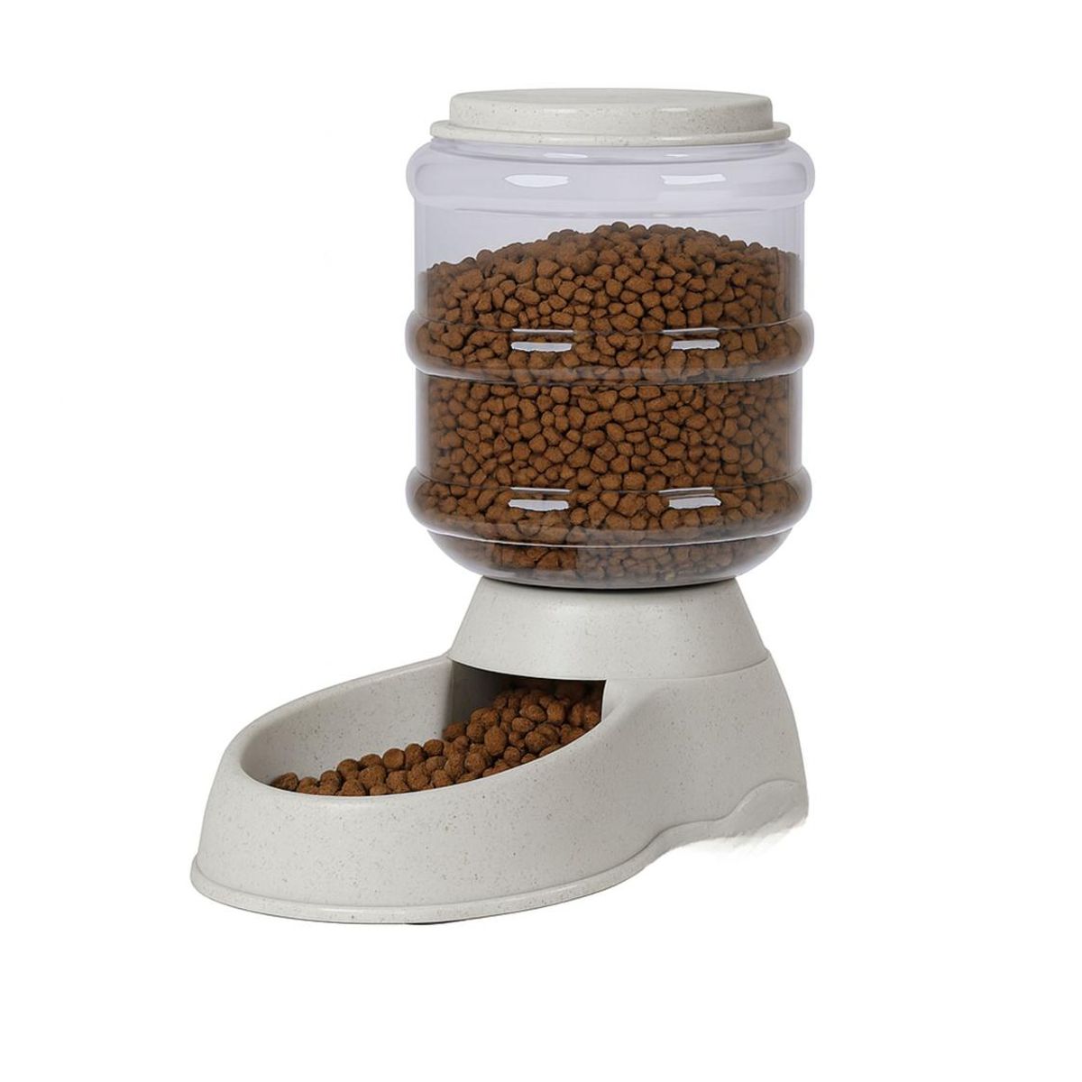 GENERICO - Comedero Automático Mascotas 3.5 L Perros y Gatos - Gris