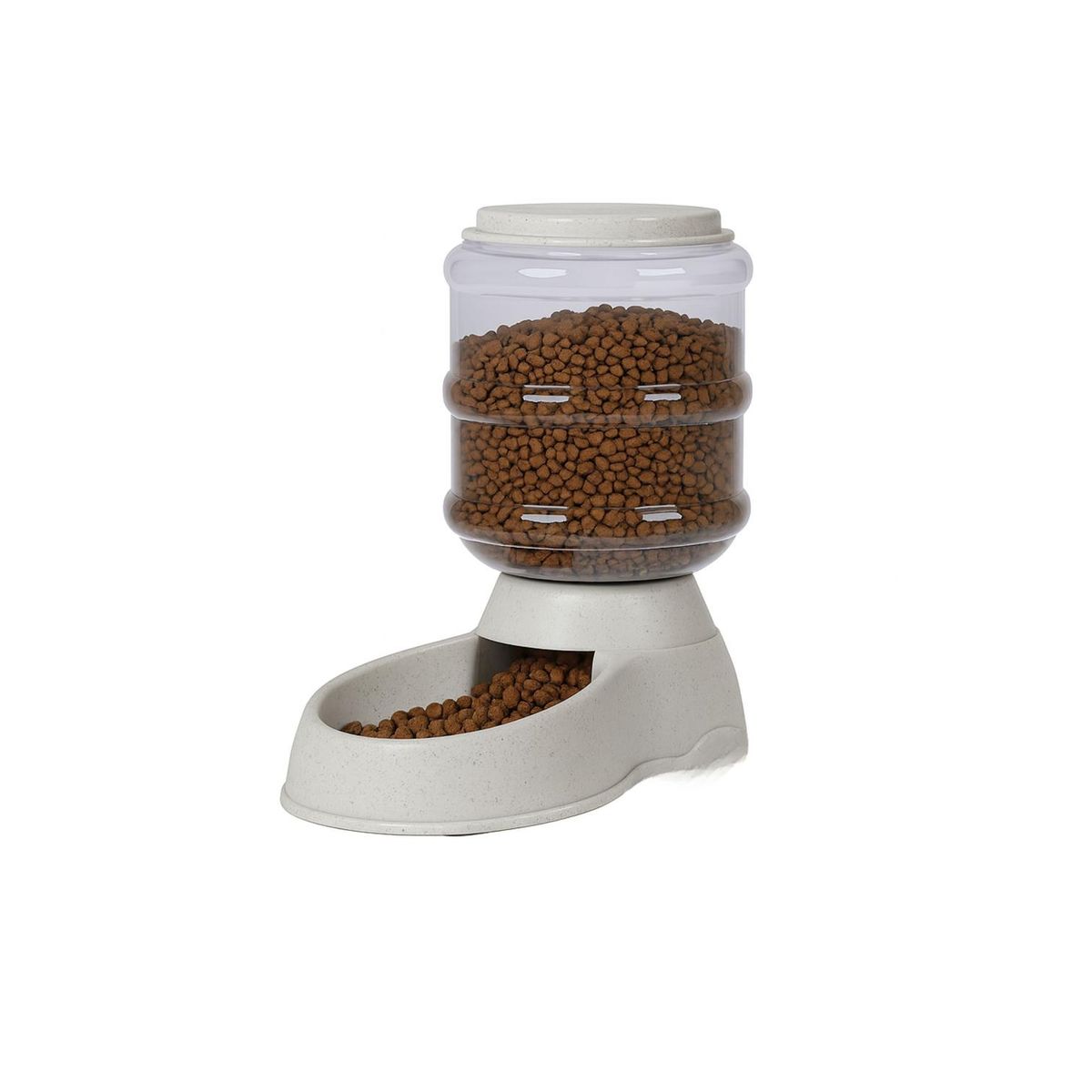 GENERICO - Comedero Automático Mascotas 3.5 L Perros y Gatos - Gris