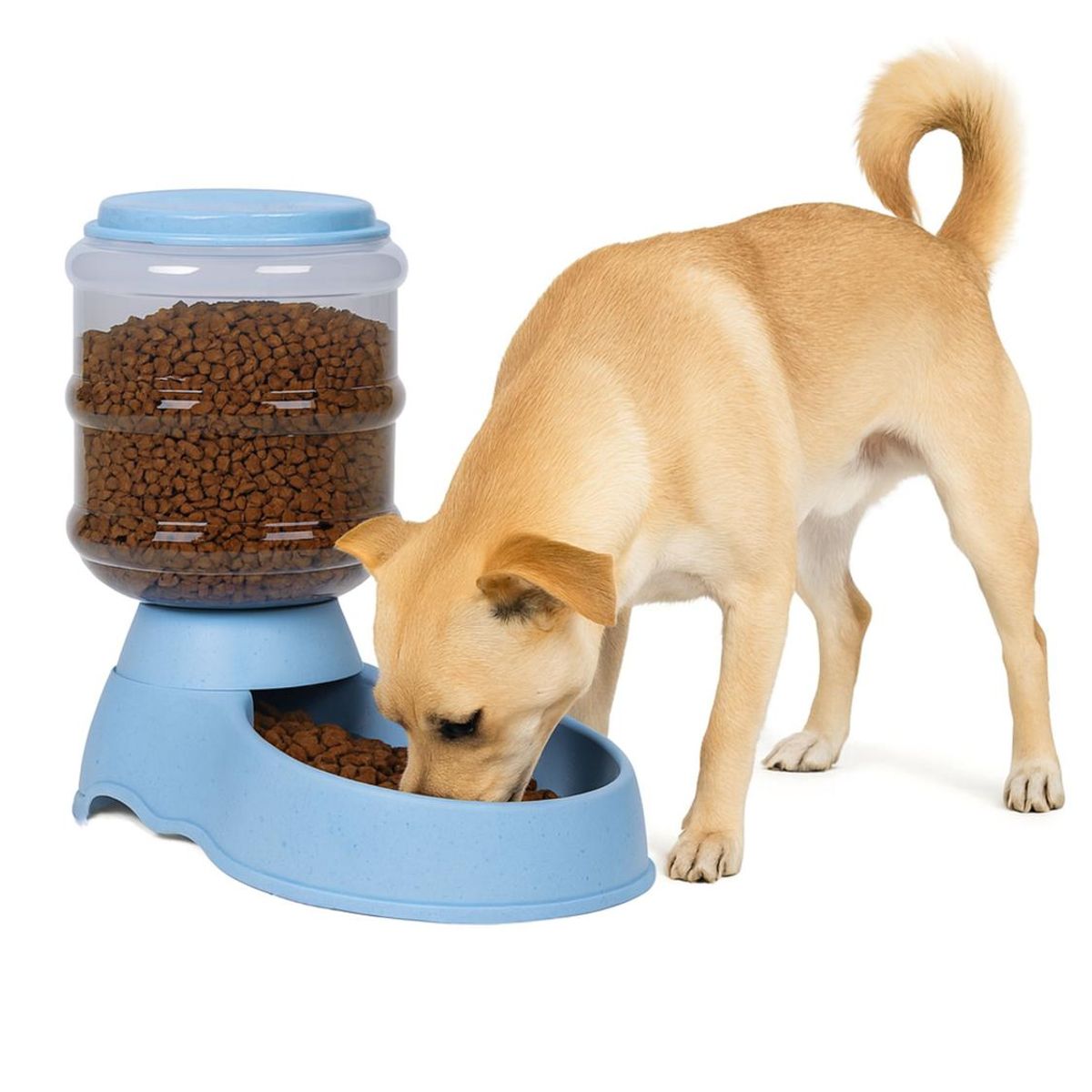 GENERICO - Comedero Automático Mascotas 3.5 L Perros y Gatos - Gris