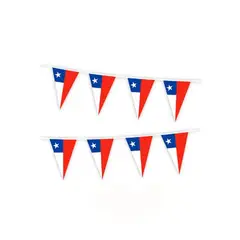 GENERICO - Banderines Fiestas Patrias 4m Decoración