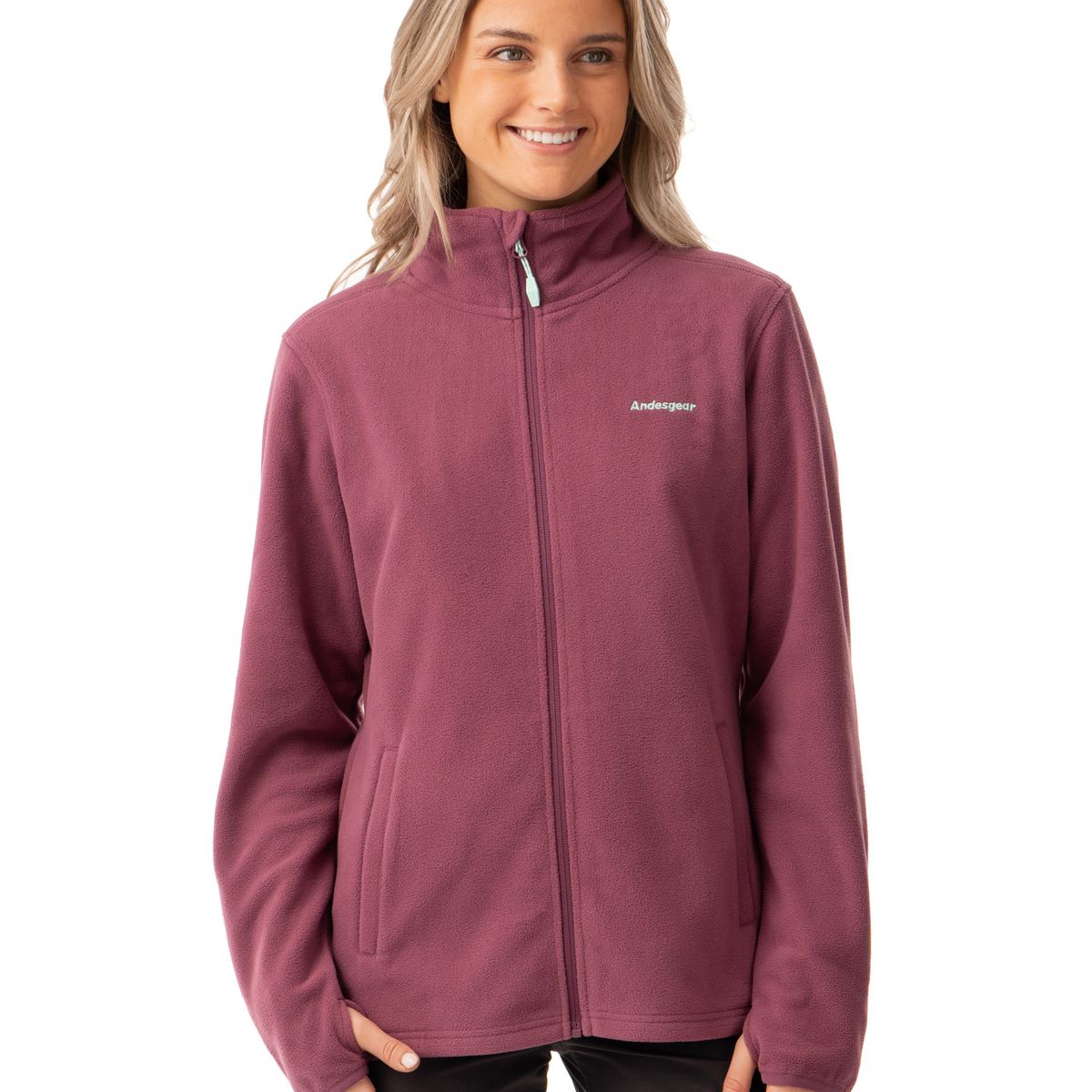 ANDESGEAR - Polar Mujer Andesgear Maihue Rojo