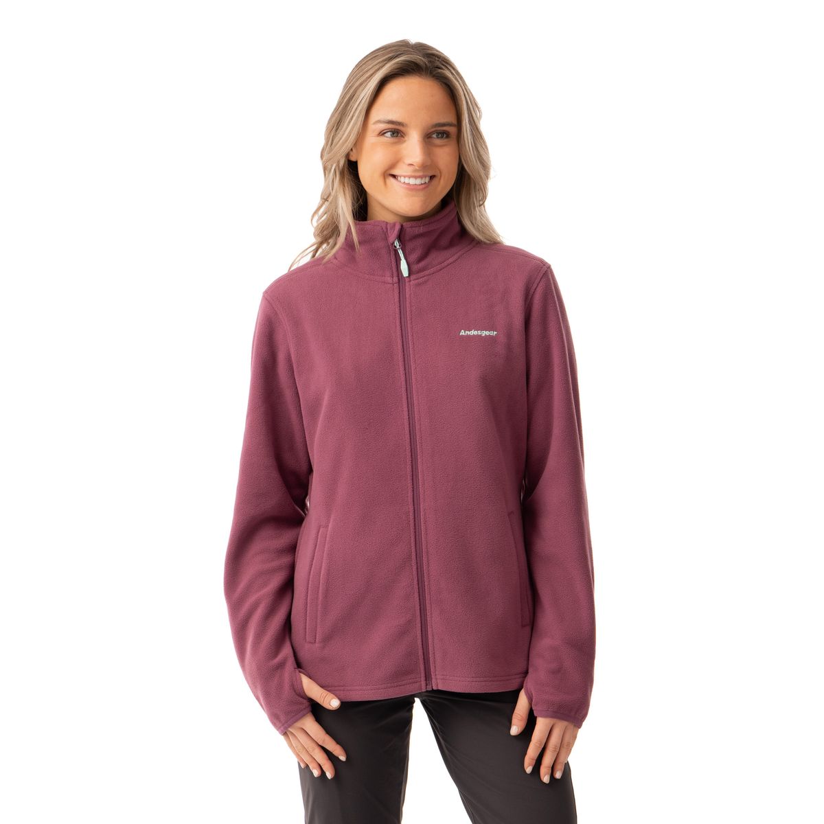 ANDESGEAR - Polar Mujer Andesgear Maihue Rojo