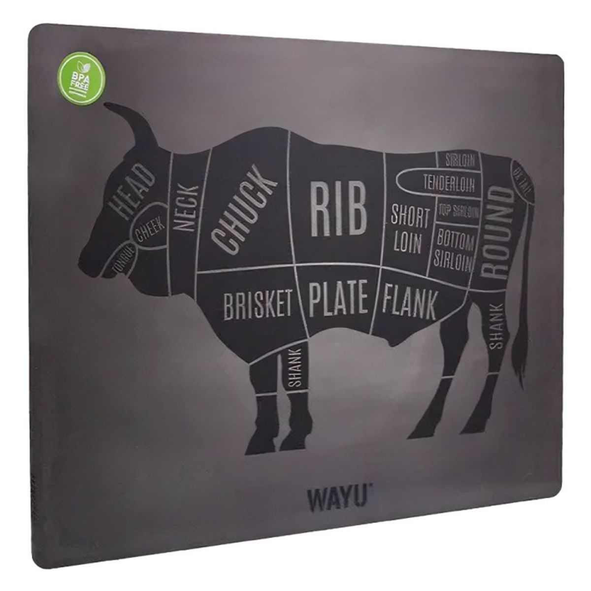 WAYU - INDIVIDUAL PVC CORTES BLACK WAYU