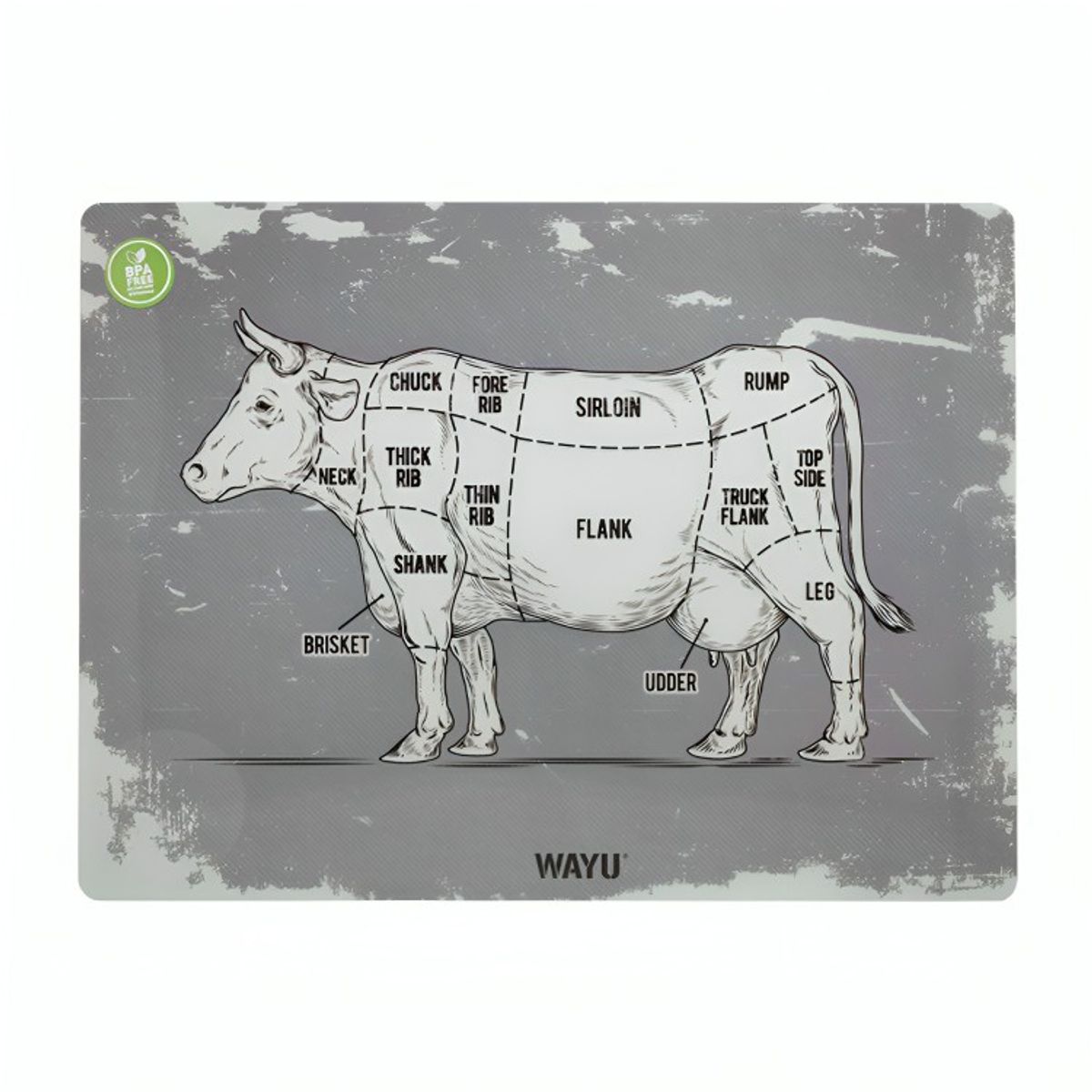 WAYU - SET 6 INDIVIDUALES WAYU PVC