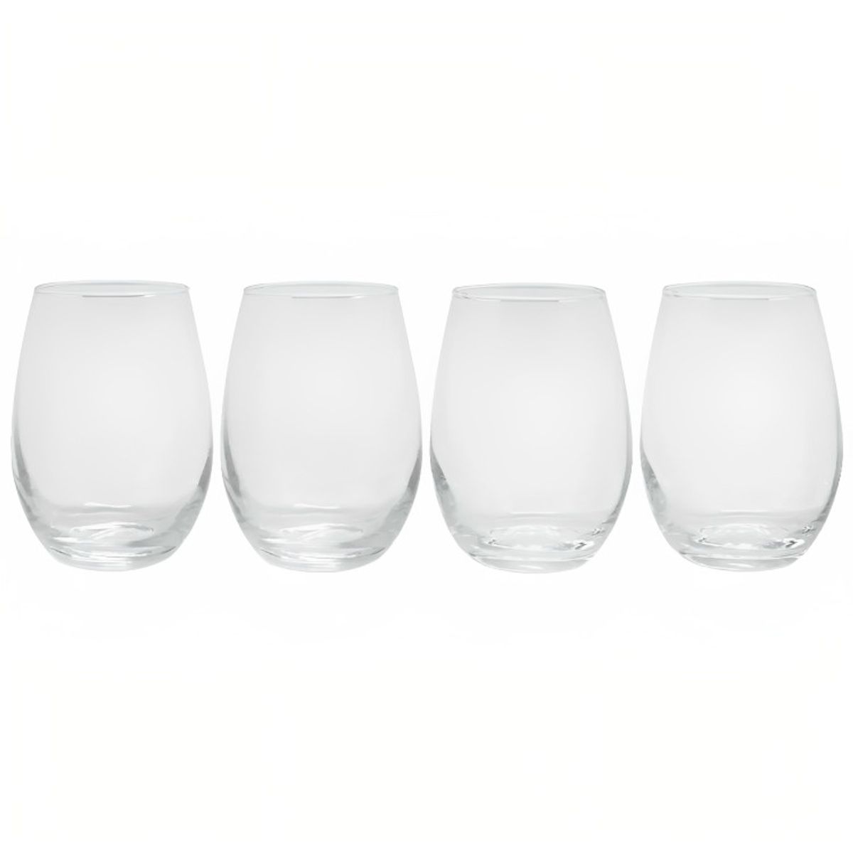 WAYU - SET 4 VASOS REDONDOS VIDRIO WAYU