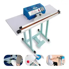 HOMEBRANDT - Selladora Cortadora De Bolsa De 70cm Con Pedal 700w