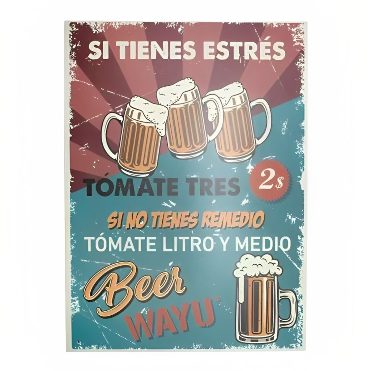 WAYU - CUADRO DECO BEER  4030CM WAYU