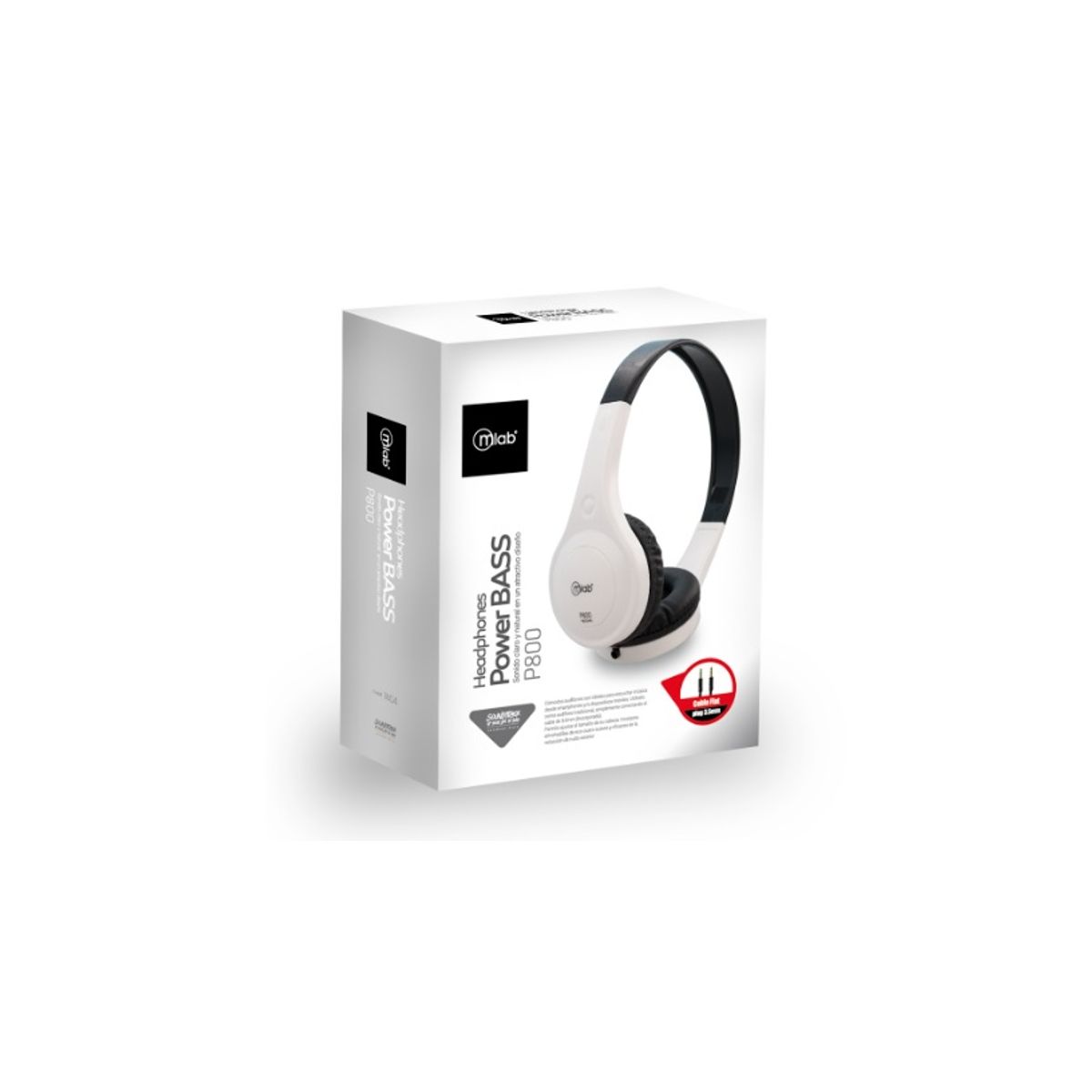 MICROLAB - Audífono Alámbrico Power Bass Microlab P800