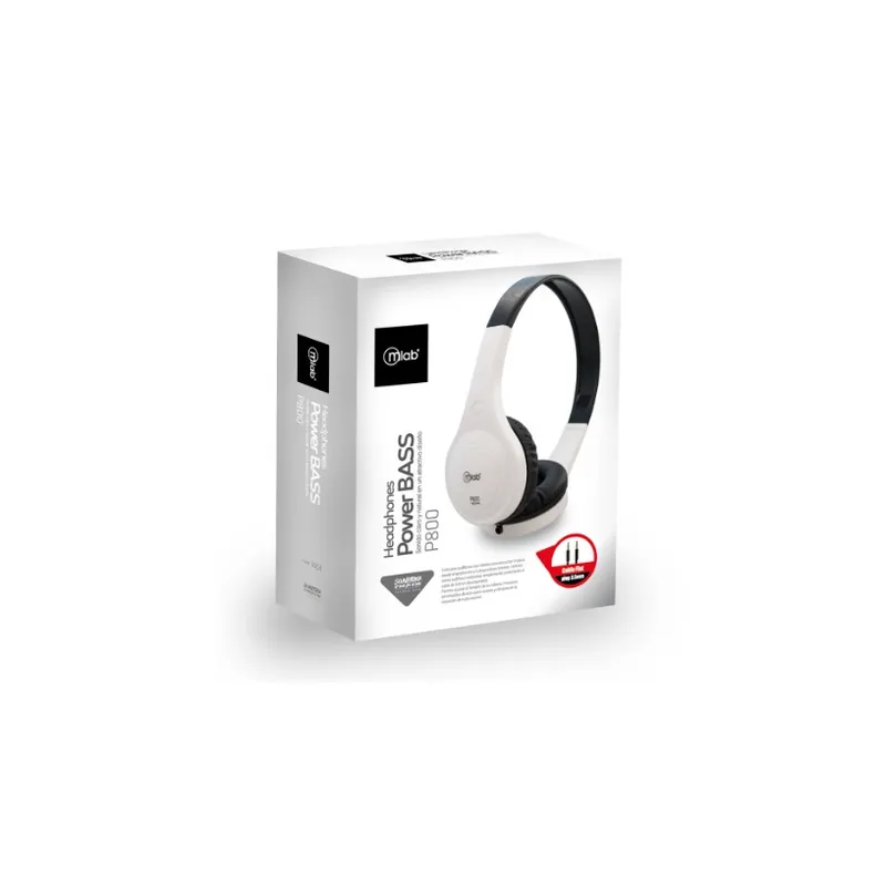 MICROLAB - Audífono Alámbrico Power Bass Microlab P800