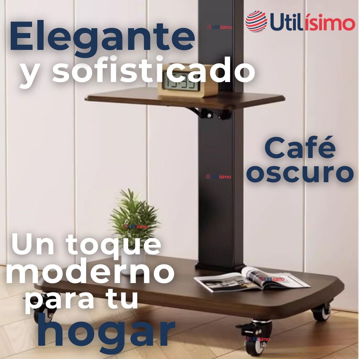 LINE - Soporte TV 26 a 75 Pulgadas 45Kg Soporte Premium Portátil Con Ruedas