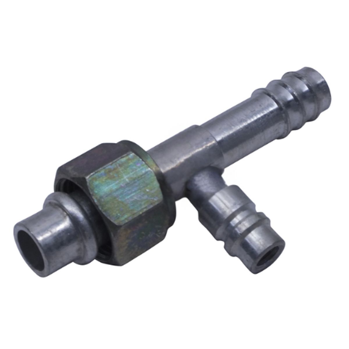 GENERICO - FITTING Nro 8 - 13/32 HEMBRA RECTO C/ PUERTO DE SERVICIO