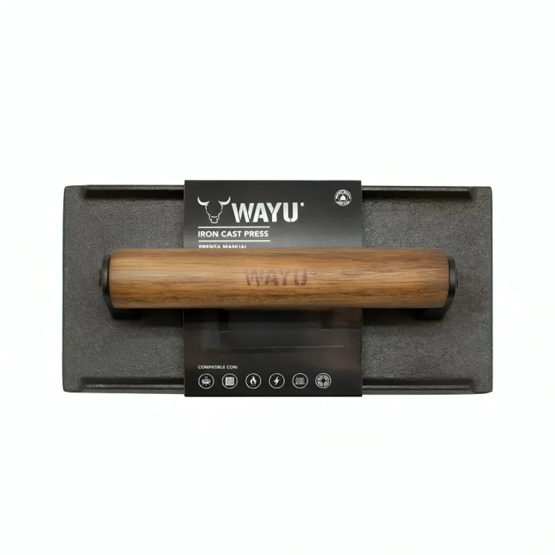 WAYU - Prensa Iron Cast Para Hamburguesas Y Carne Wayu
