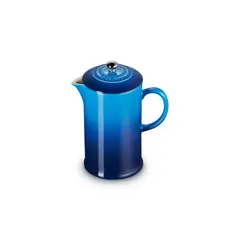 LE CREUSET - Cafetera 1 Ltrs con prensa Azul Azure Cerámica