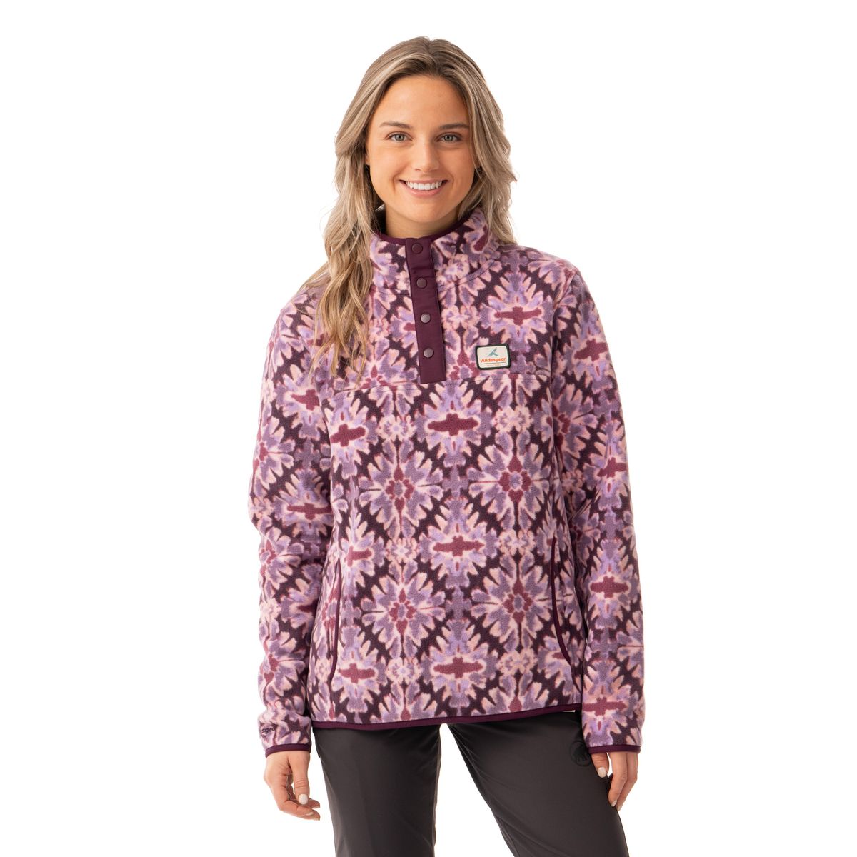 ANDESGEAR - Polar Mujer Panguipulli Rosado Andesgear