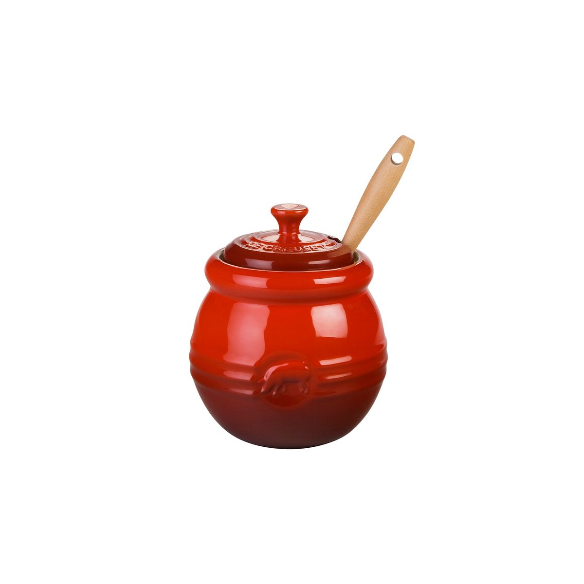 LE CREUSET - Le Creuset Bote Bbq con Espátula Cereza Cerámica