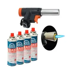 CAMPSOR - Soplete Cocina De Gas Butano + 4 Gas Doite Propano Butano