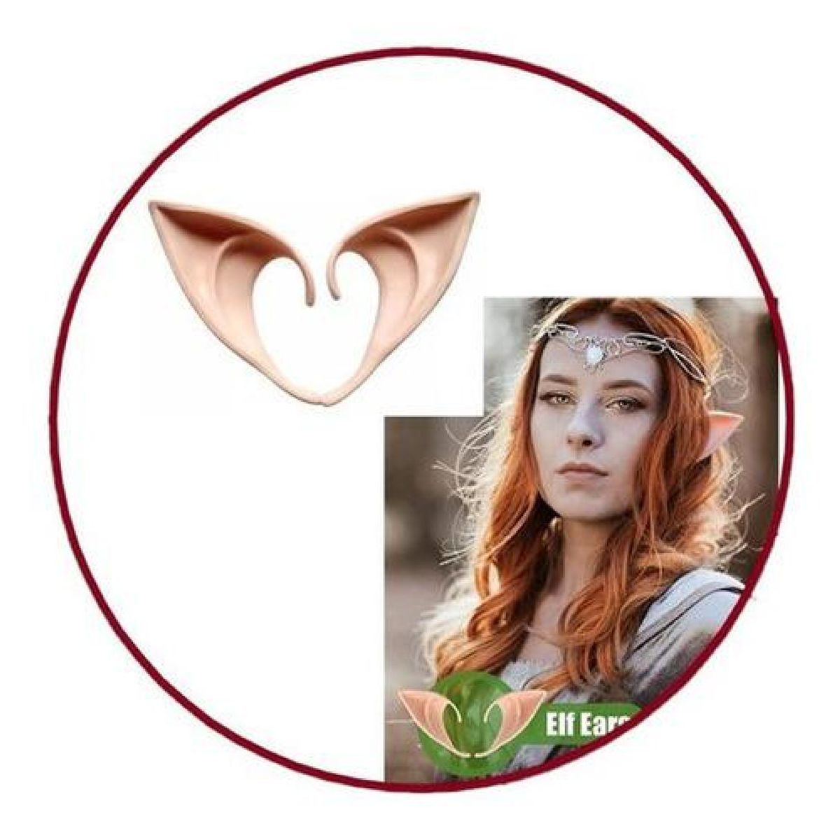 GENERICO - Orejas Elfos Vulcano Vampiro Cosplay Disfraz Halloween