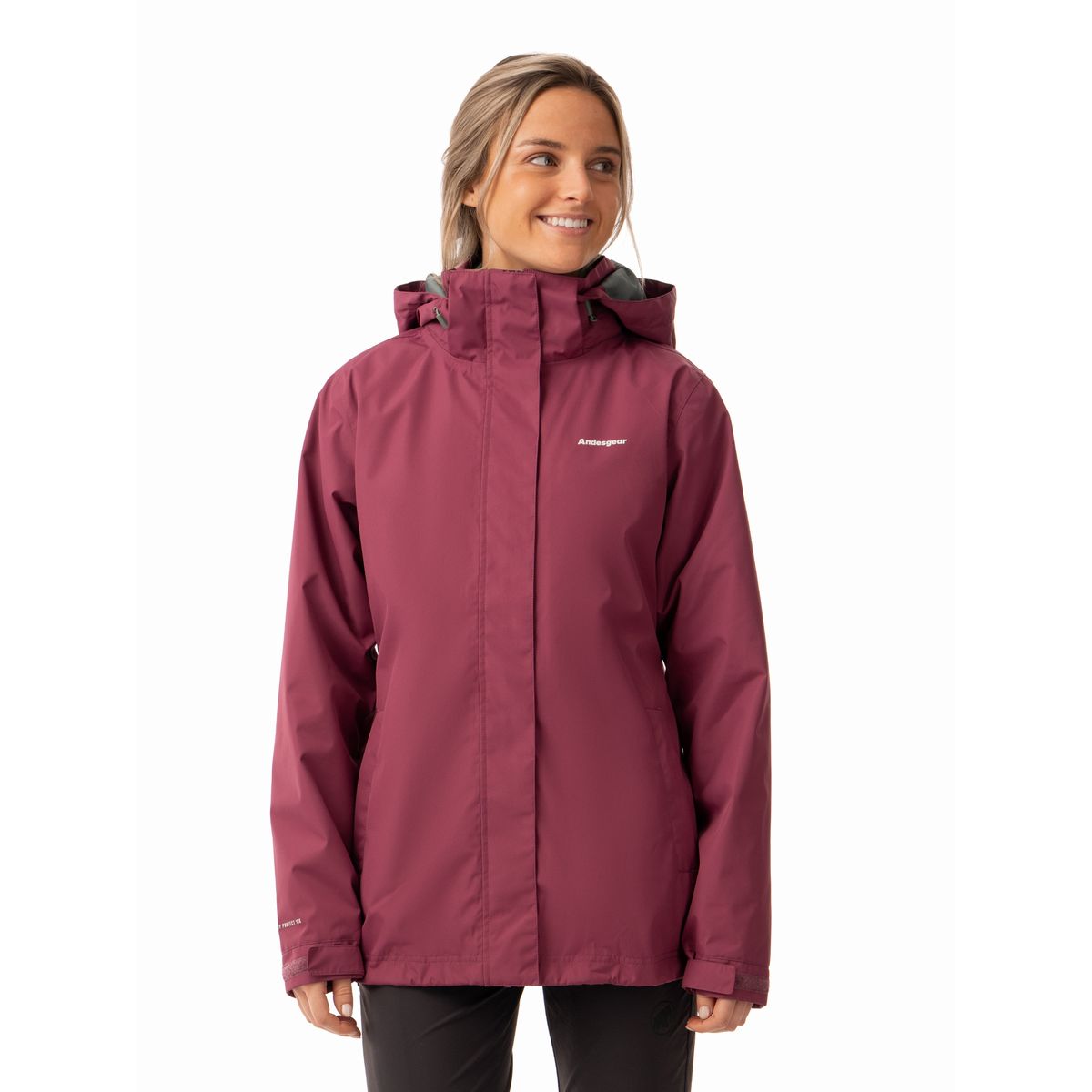 ANDESGEAR - Chaqueta Mujer Cochamo Rojo Andesgear