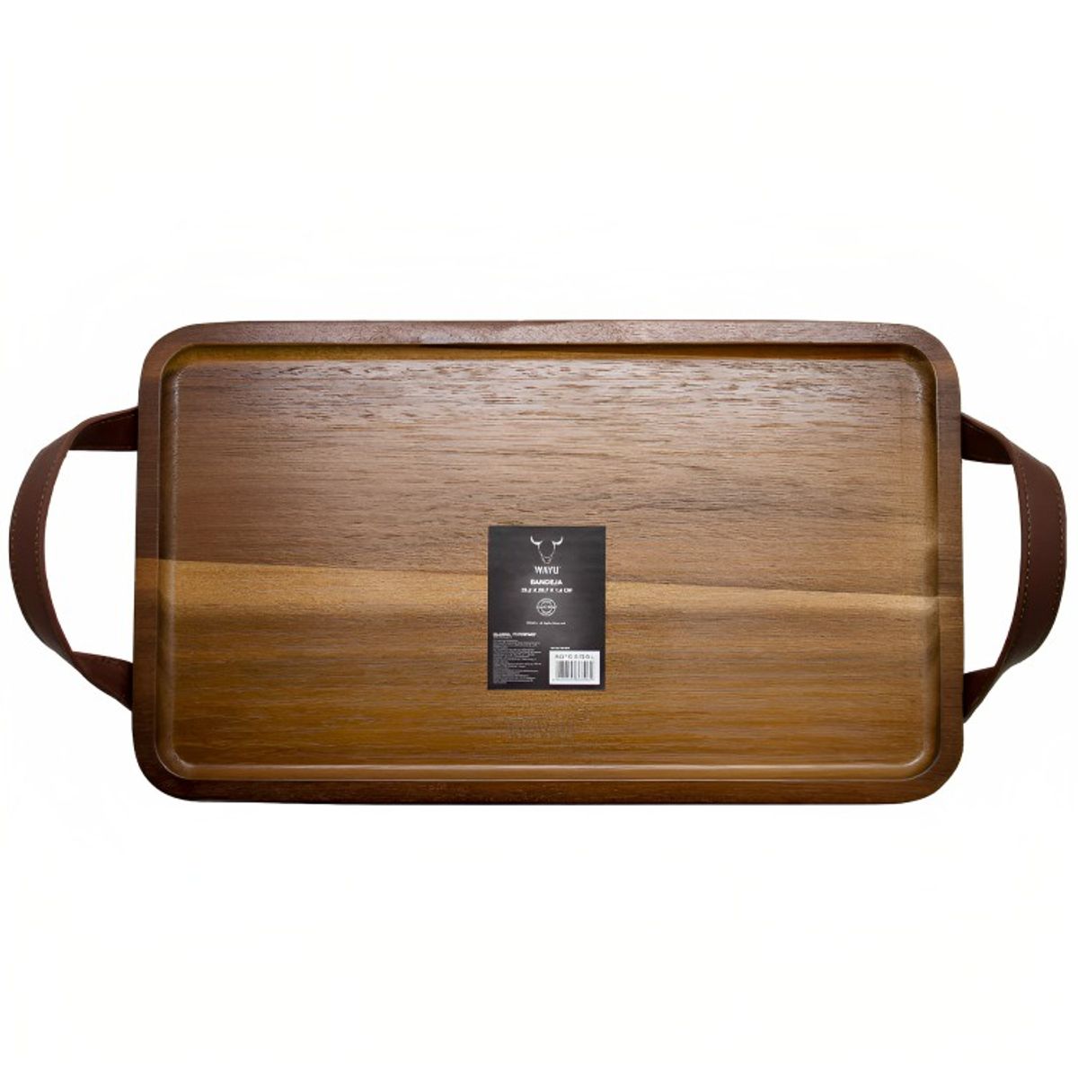 WAYU - BANDEJA ACACIA CON AZAS 35CM WAYU