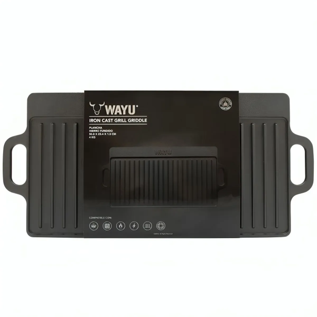 WAYU - PLANCHA IRON CAST 50X23CM WAYU