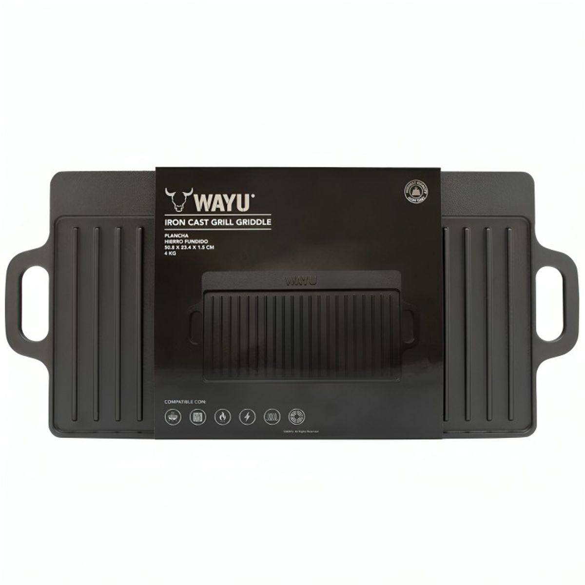 WAYU - PLANCHA IRON CAST 50X23CM WAYU