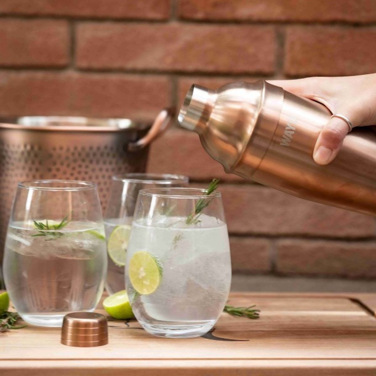 WAYU - COCTELERA 750 ML COPPER LINE WAYU